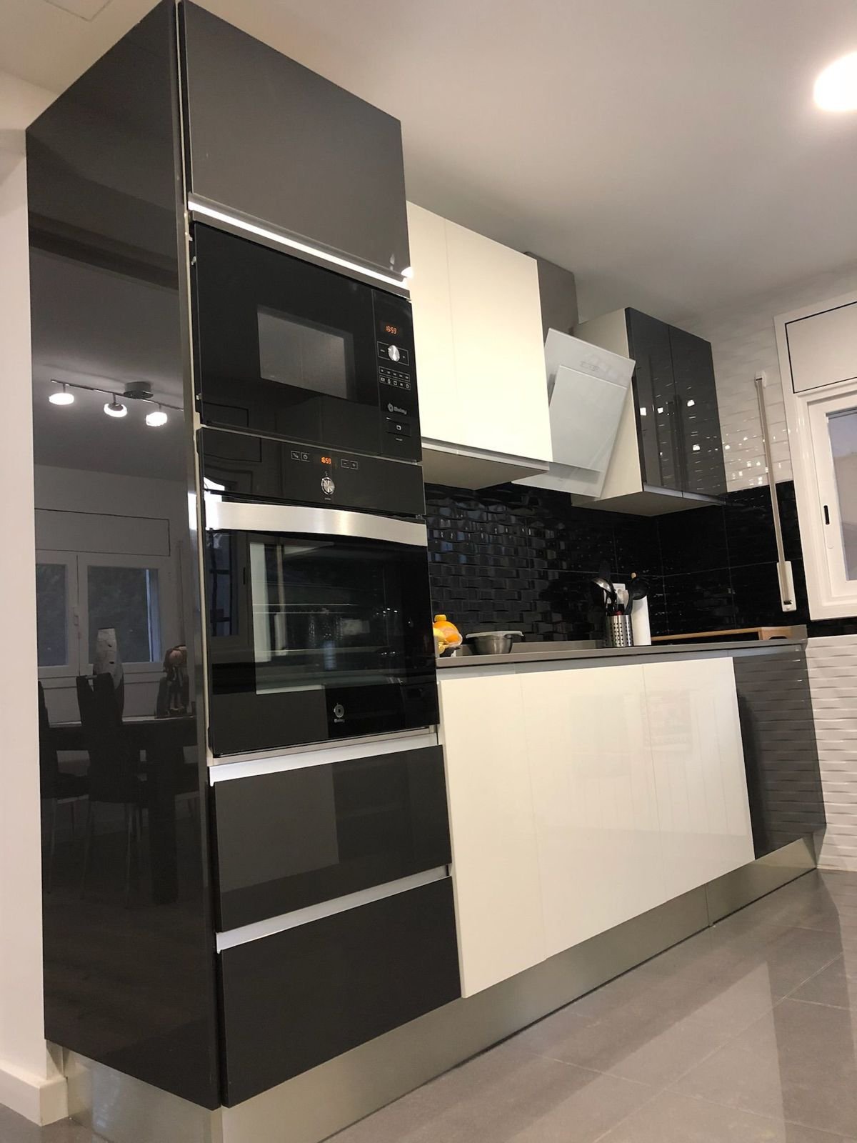 Cocina de piso reformado